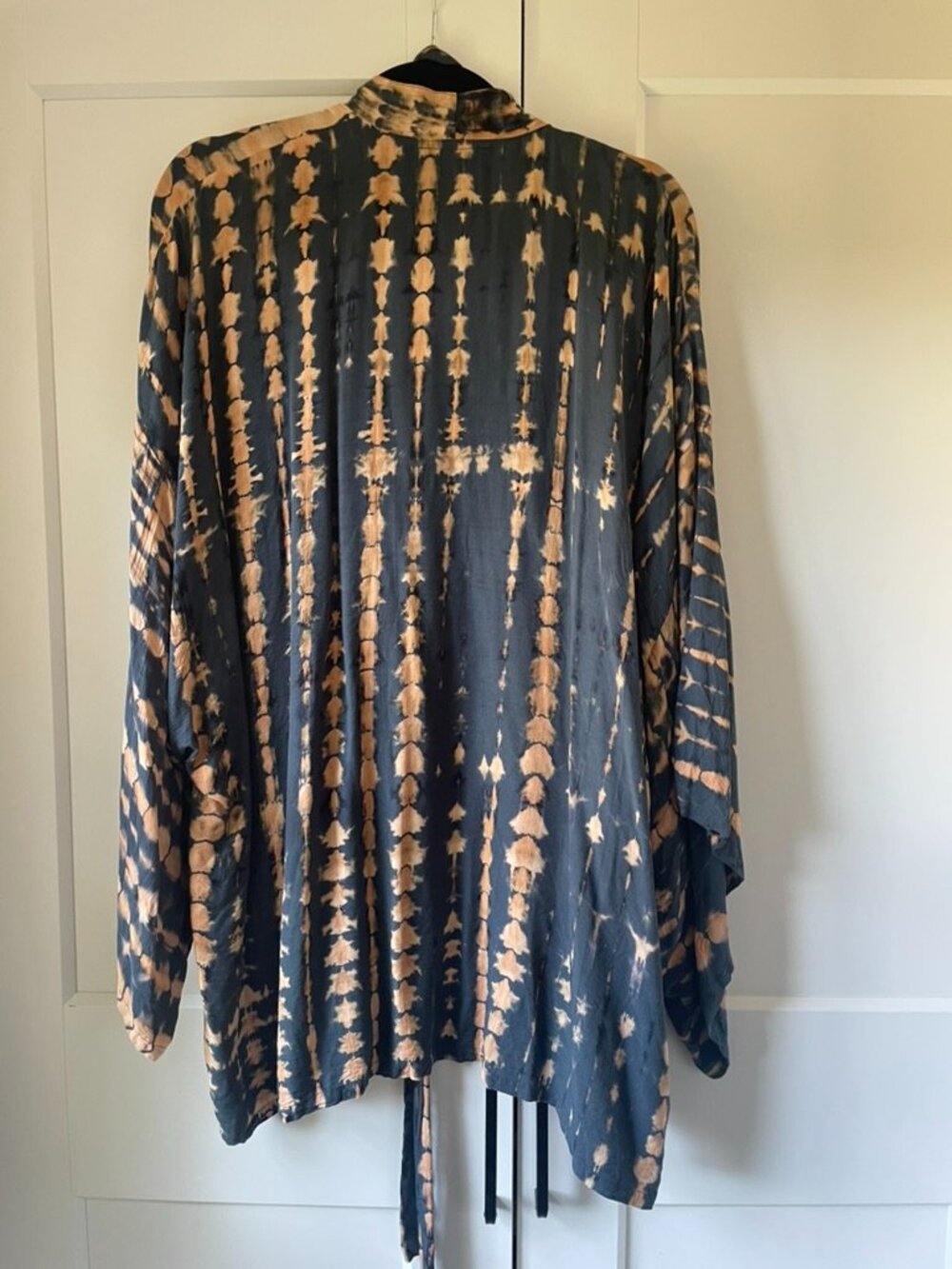 Stylepark1 Tie Dye Kimono Jacket Bali Boho Open Front Cover Up - Picture 3 of 4